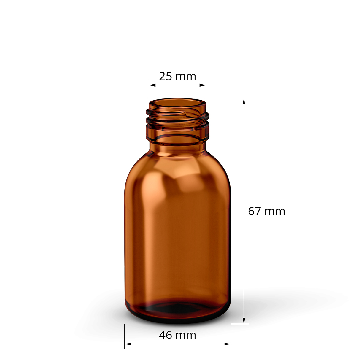 Frasco cuentagotas con precinto 100ml