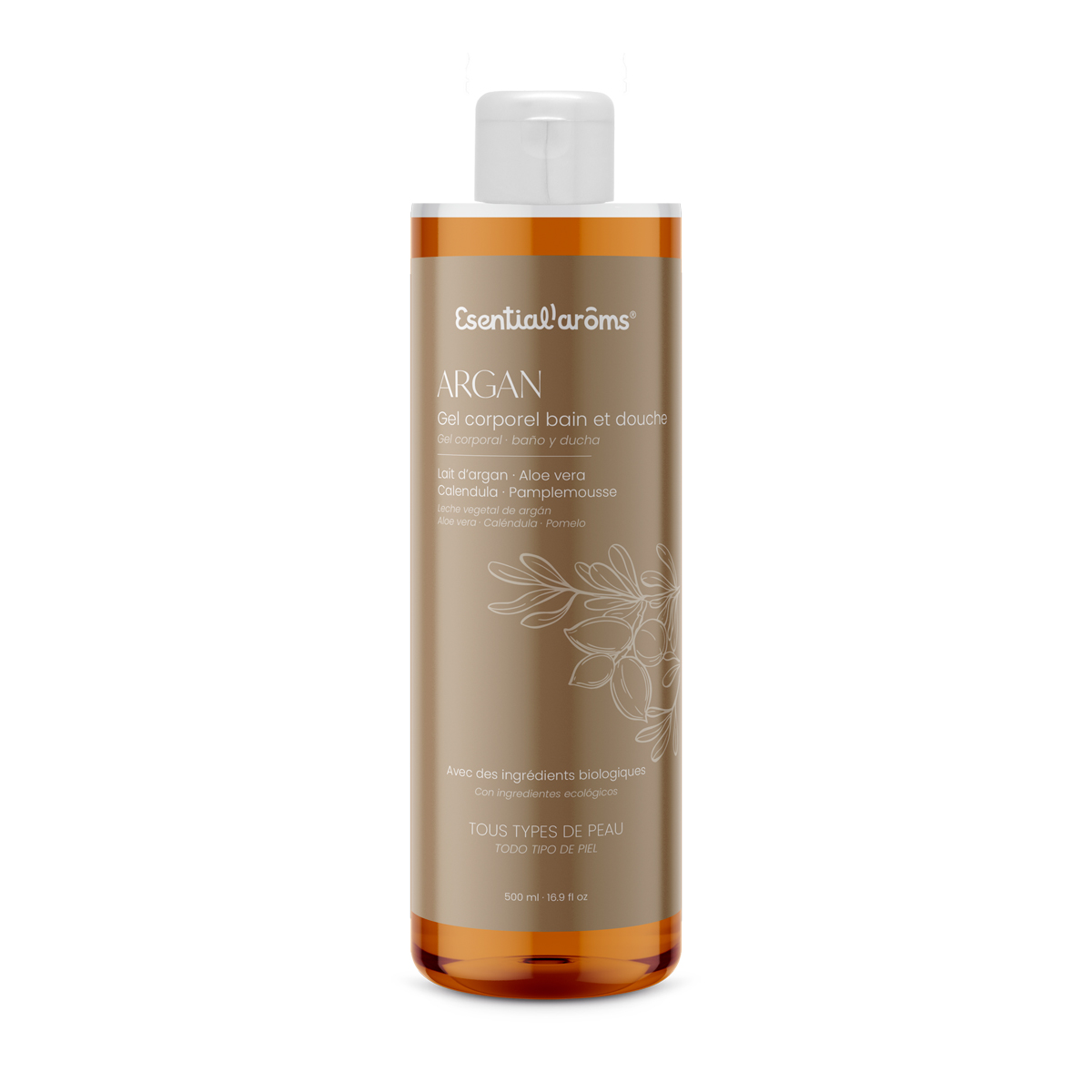 Gel corporal argan