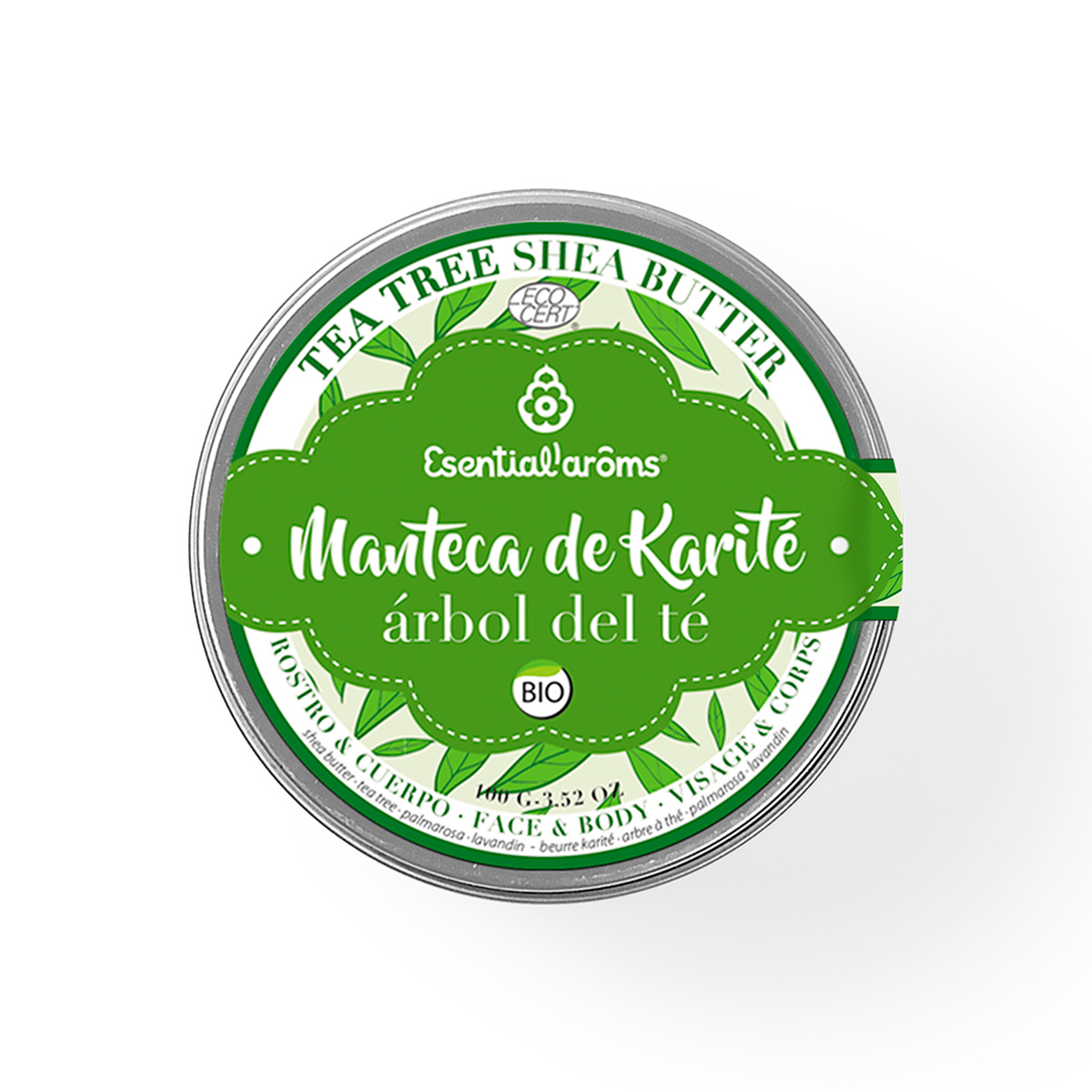 Manteca karite y arbol del te 100g