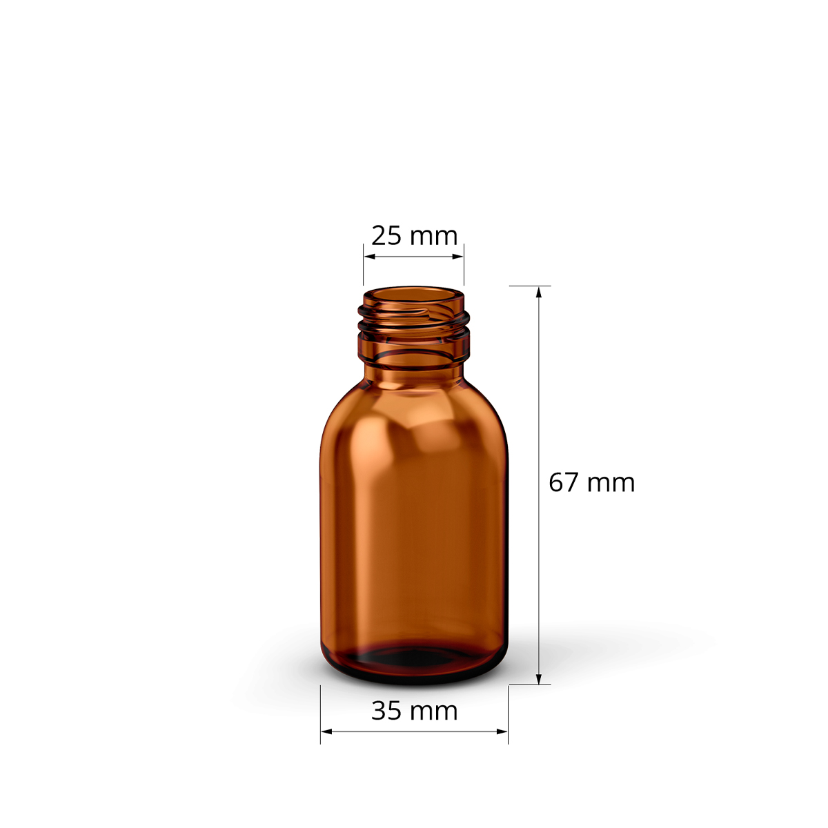 FRASCO DE BOCA ANCHA CON CUENTAGOTAS CON PRECINTO 30 ml