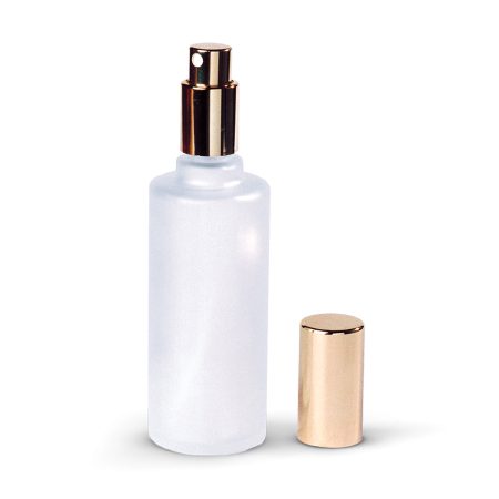 Frasco biselado pulverizador dorado 100ml