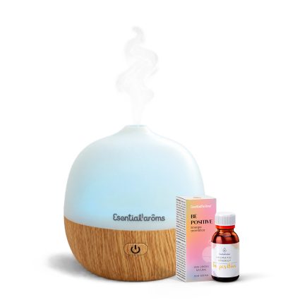 BLISS humidificador con cromoterapia + sinergia aromática BE POSITIVE 15 ml