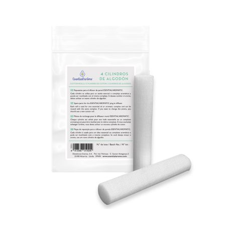 Repuesto 4 cilindros algodon Esential Aromatic